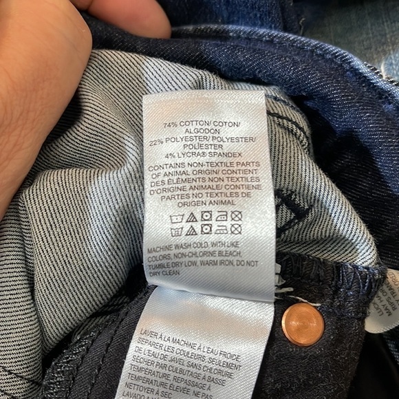 Lucky Brand Mid-rise Ava super skinny jeans size 0 / 25 Dark Wash - Picture 11 of 16